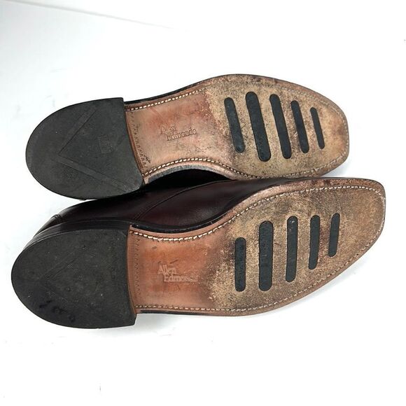 Allen Edmonds Buxton Brown Leather Dress Shoes Derby Style size 9 - Picture 10 of 13